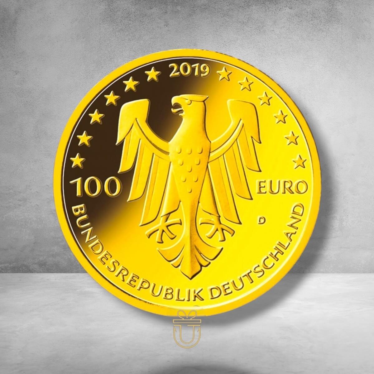 100 € Gold Coin - UNESCO World Heritage Speyer Cathedral 2019 1/2 Oz