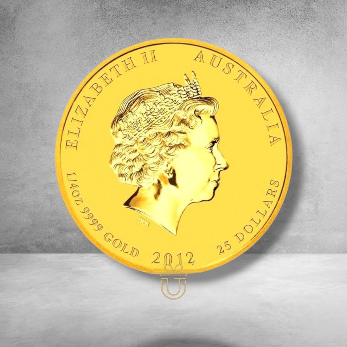Gold Coin “Year of the Dragon” – Australia - year 2012 1/4 Oz