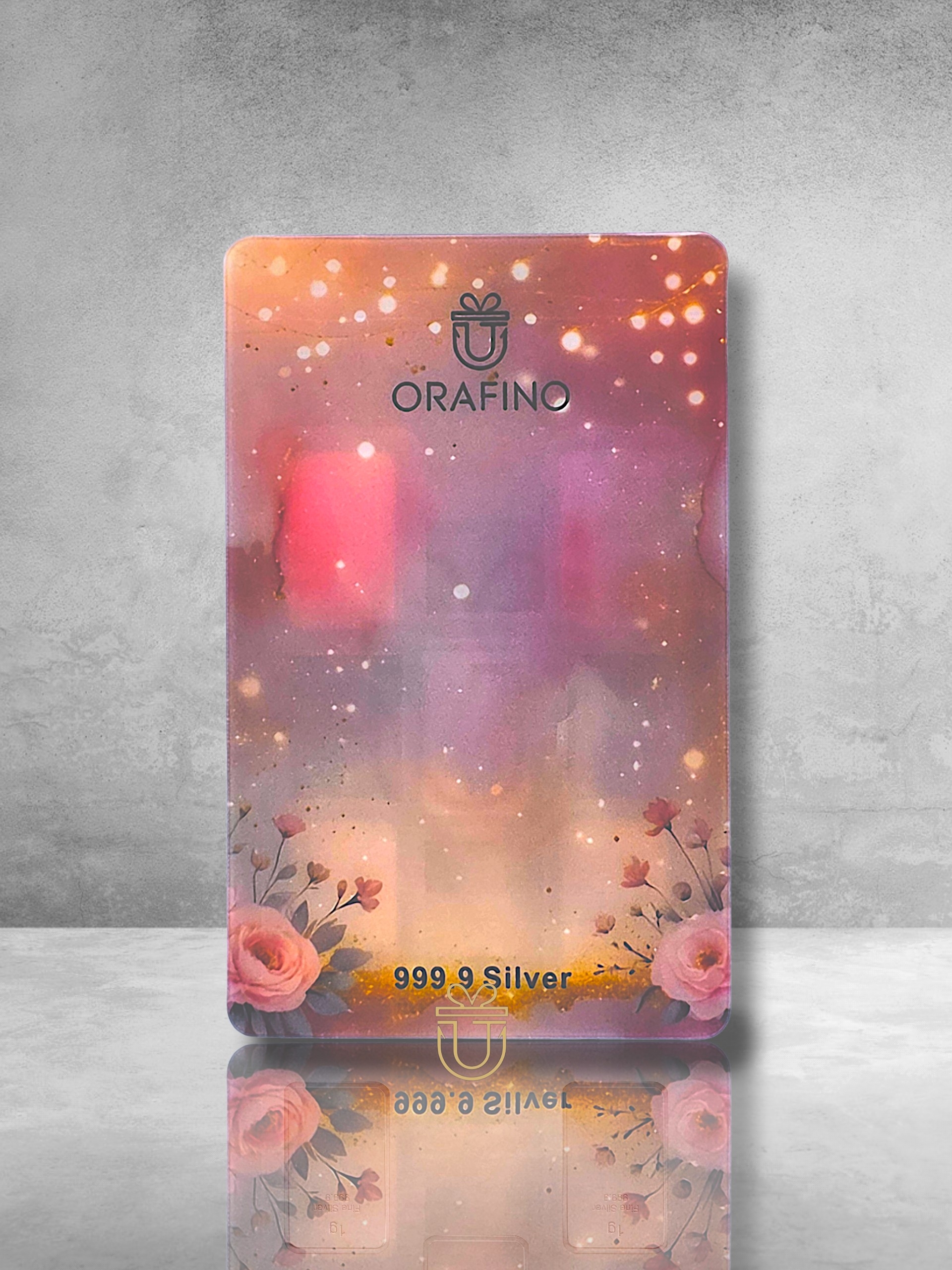 Orafino Gift Card "For Wedding" Pink 5 x 1 g