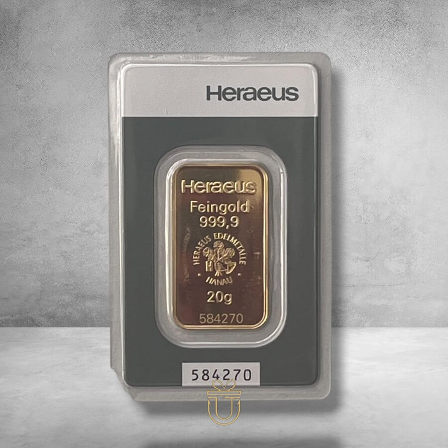Heraeus Gold Bar 20g **