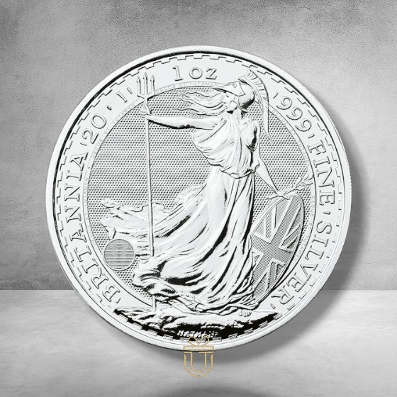 Britannia 1 oz Silbermünze - Queen Elizabeth