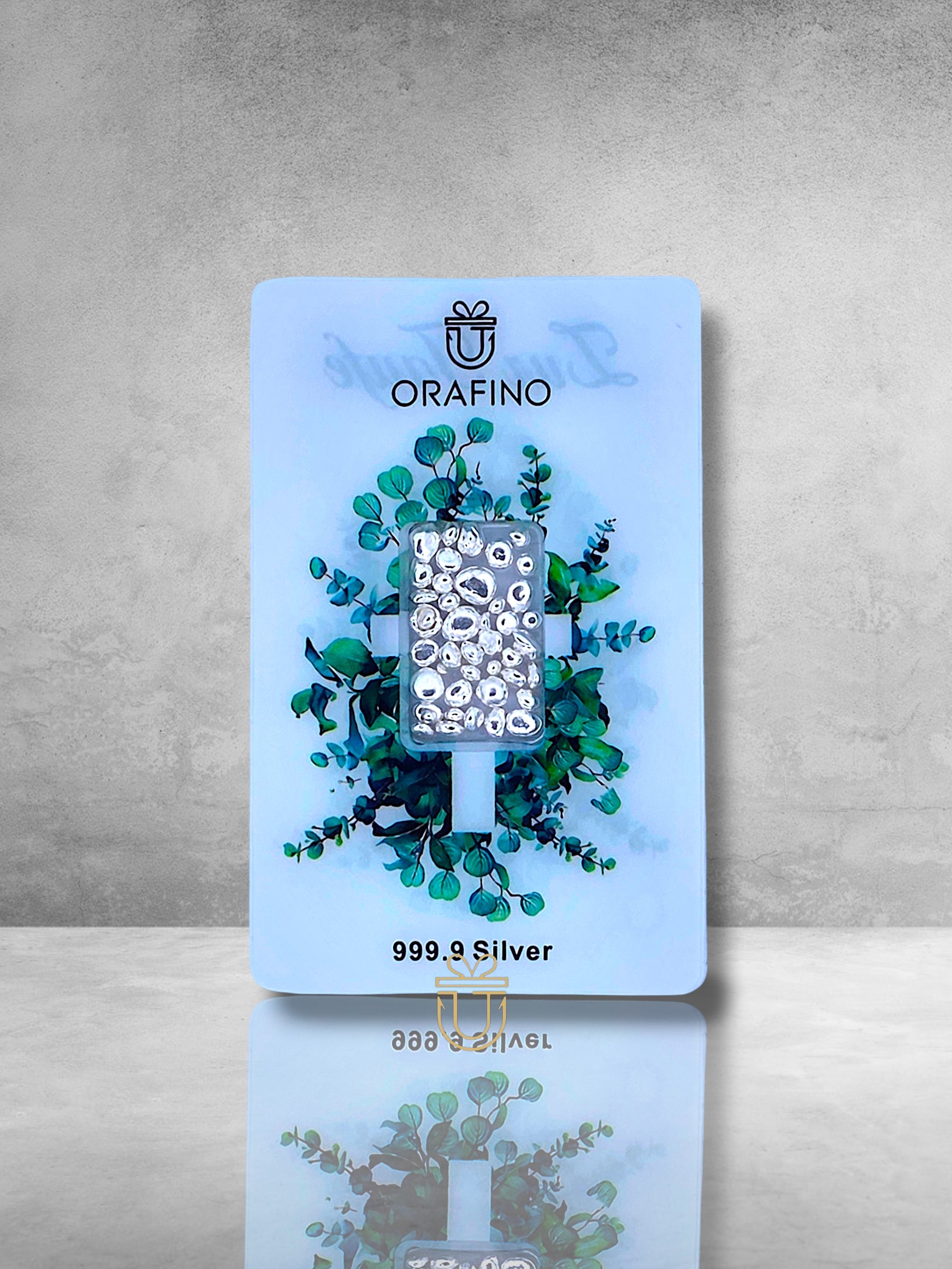 Orafino Gift Card "For Baptism" White 6 g