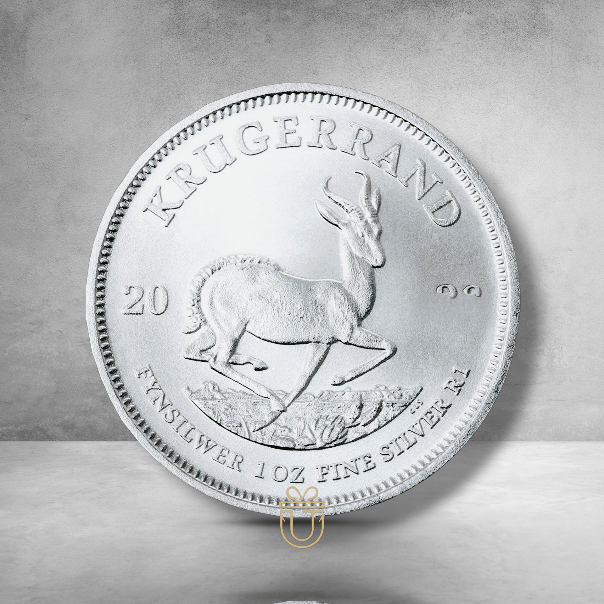 South African Krugerrand Silver Coin 1 Oz