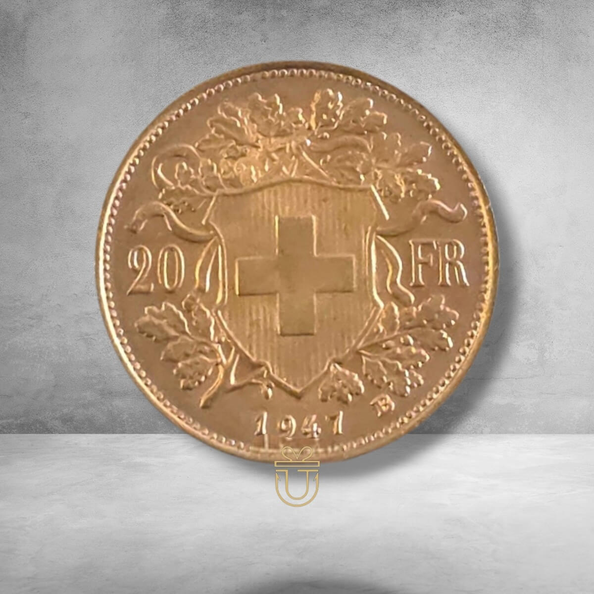 Vrenelli - 20 Franken Goldmünze Schweiz Jahrgang 1947 – Helvetia