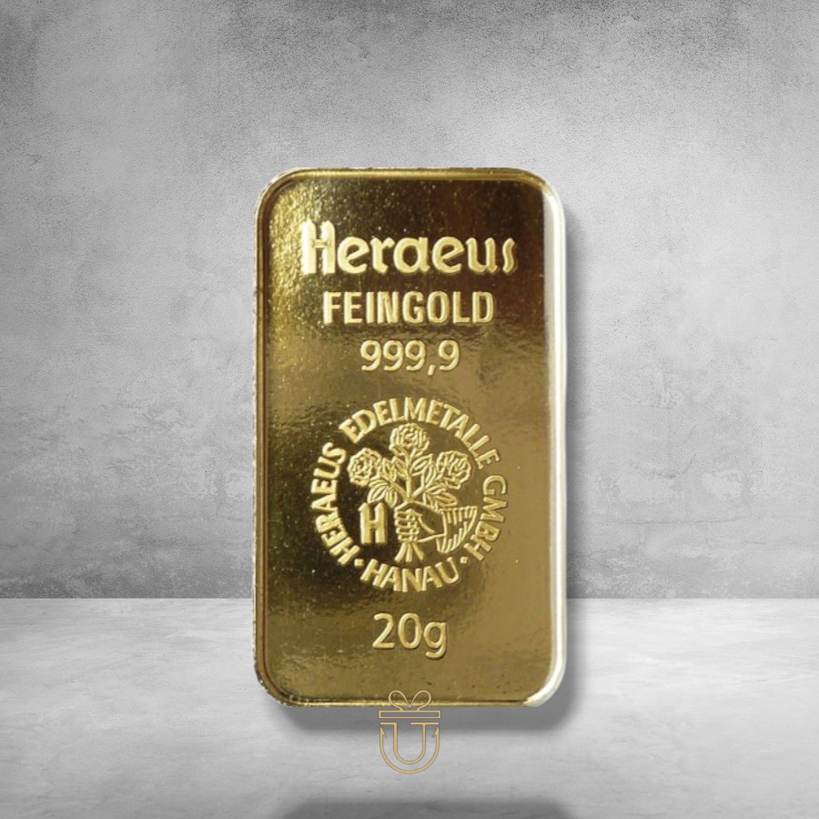 Gold Bar Card 20g - Vintage - without blister packaging