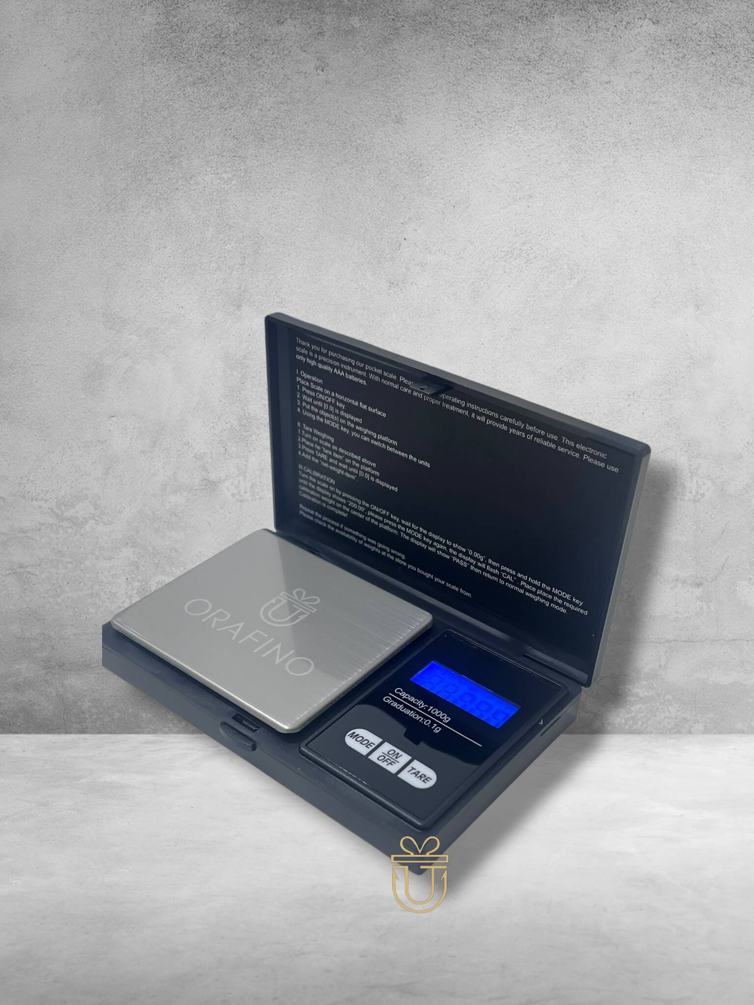 ORAFINO Digital Precision Scale – 500g / 0.01 g