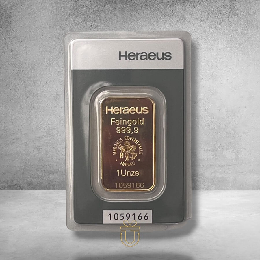 Heraeus Goldbarren 1 oz **