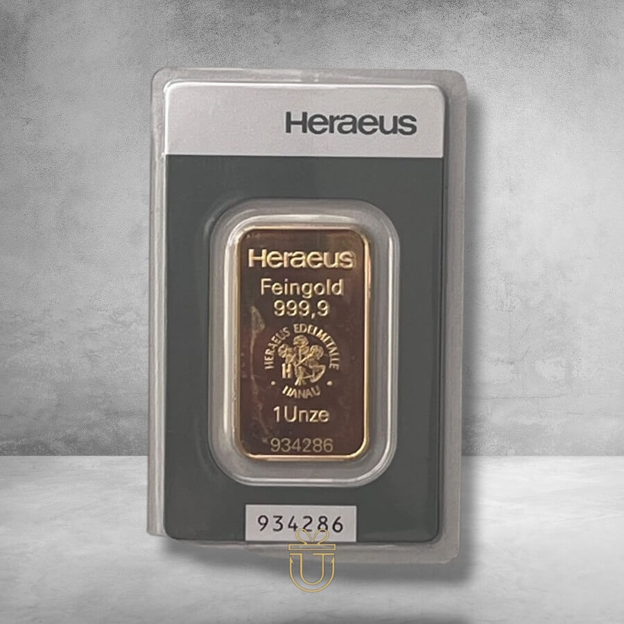 Heraeus Goldbarren 1 oz **