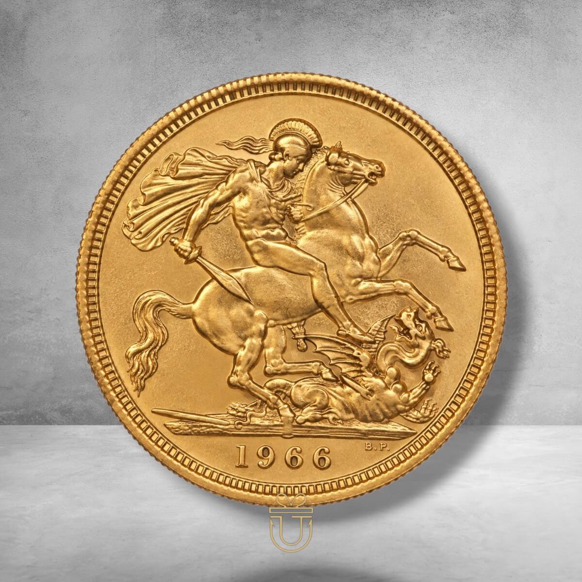British Sovereign - Goldmünze - Jahrgang 1966