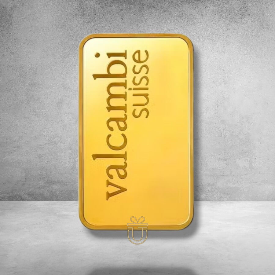 Valcambi Gold Bar Card 1 oz **