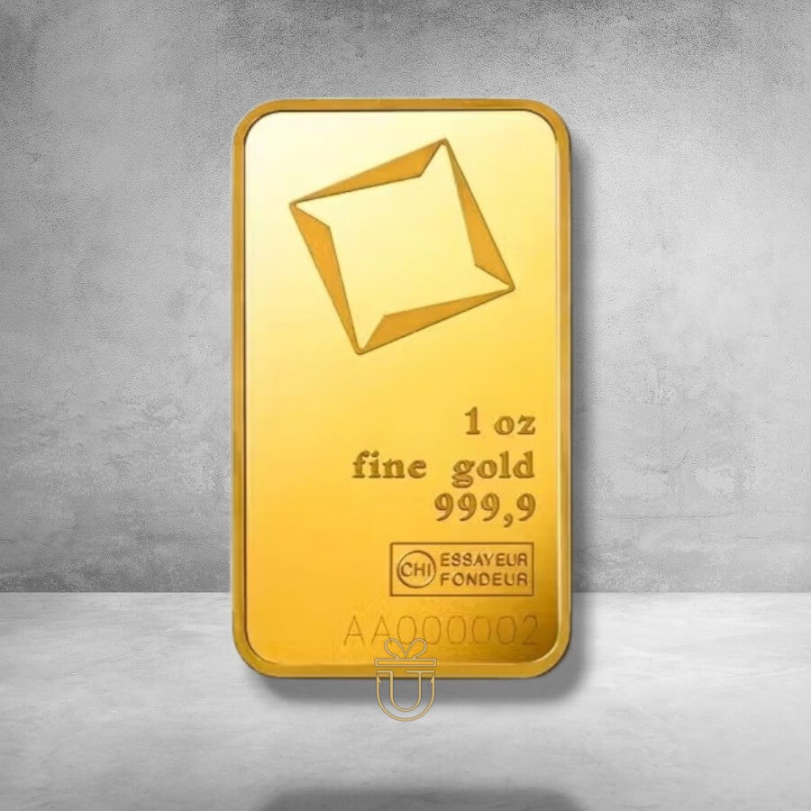 Valcambi Gold Bar Card 1 oz **