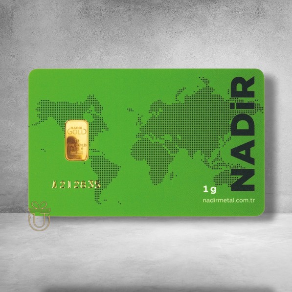 Gold Bar Card 1 g **