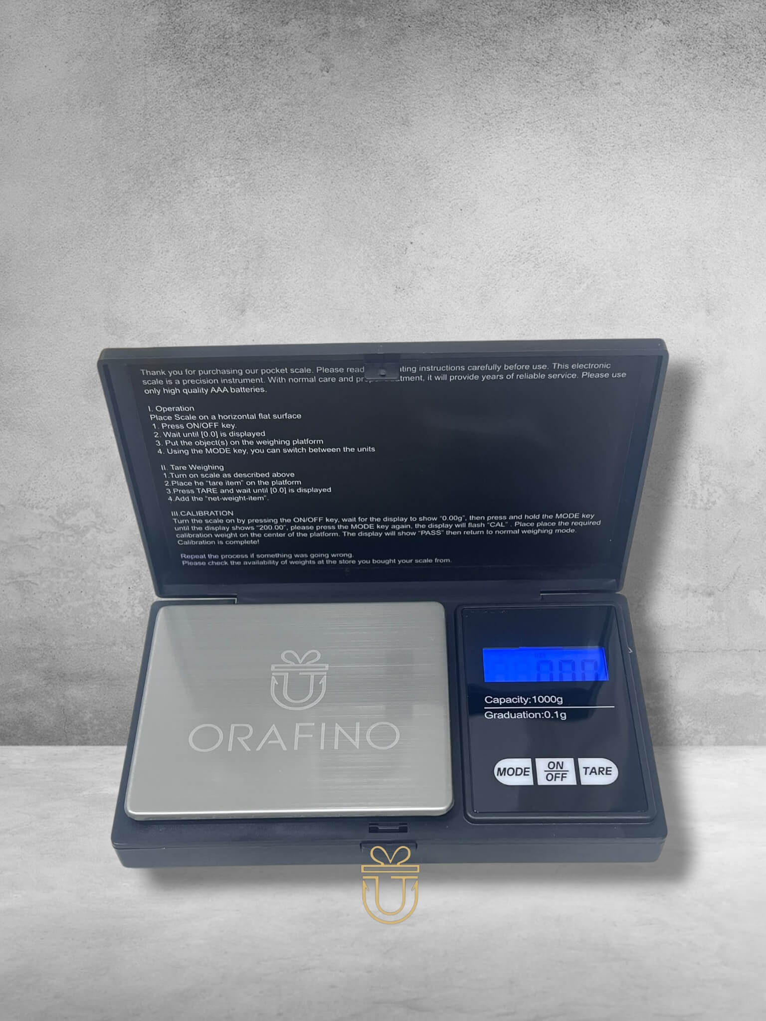 ORAFINO Digital Precision Scale – 500g / 0.01 g