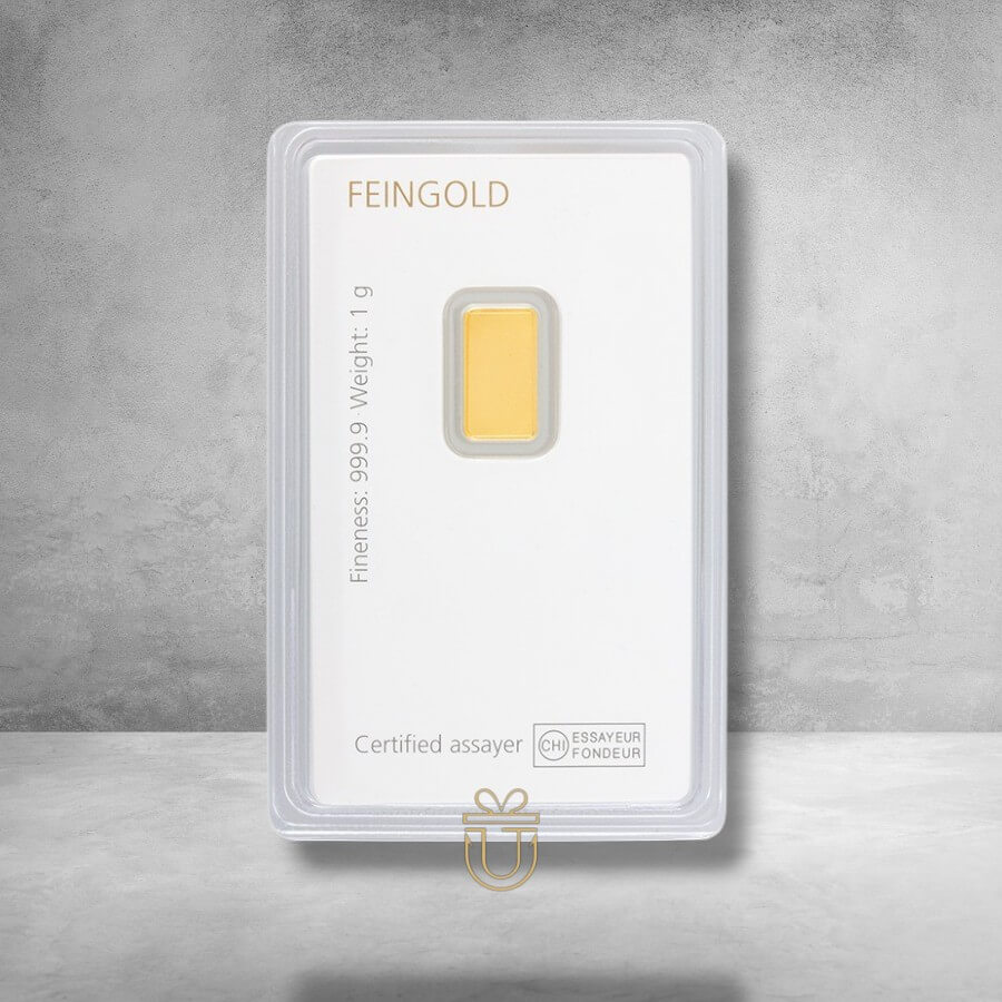 Degussa Gold Bar 1g **