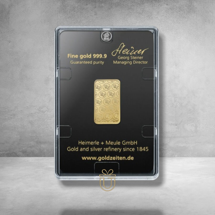 Heimerle + Meule Gold Bar Card 10g **