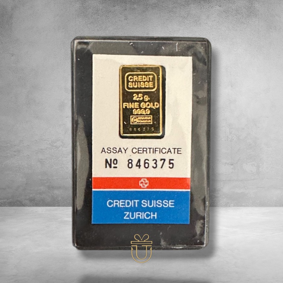 Gold Bar Card 2,5g - Credit Suisse **
